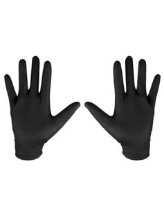 NEO97-691-L - Nitrilové rukavice, čierne, 100ks, L