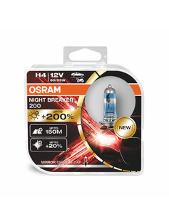 OSRAM Night Breaker +200% H4 12V/55W 64193NB200
